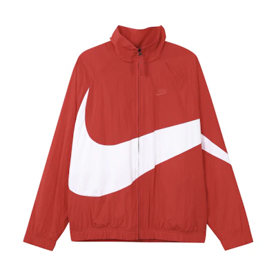 Nike Big Swoosh Retro Sportswear Full-Zip Jacket University Red Mens Spring AR3133-658