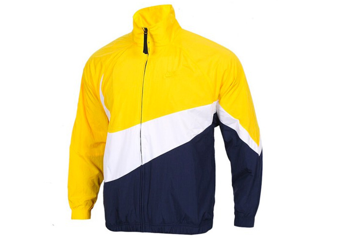 Order Nike Big Swoosh Retro Windbreaker Jacket Yellow Vintage Style AR3133-728