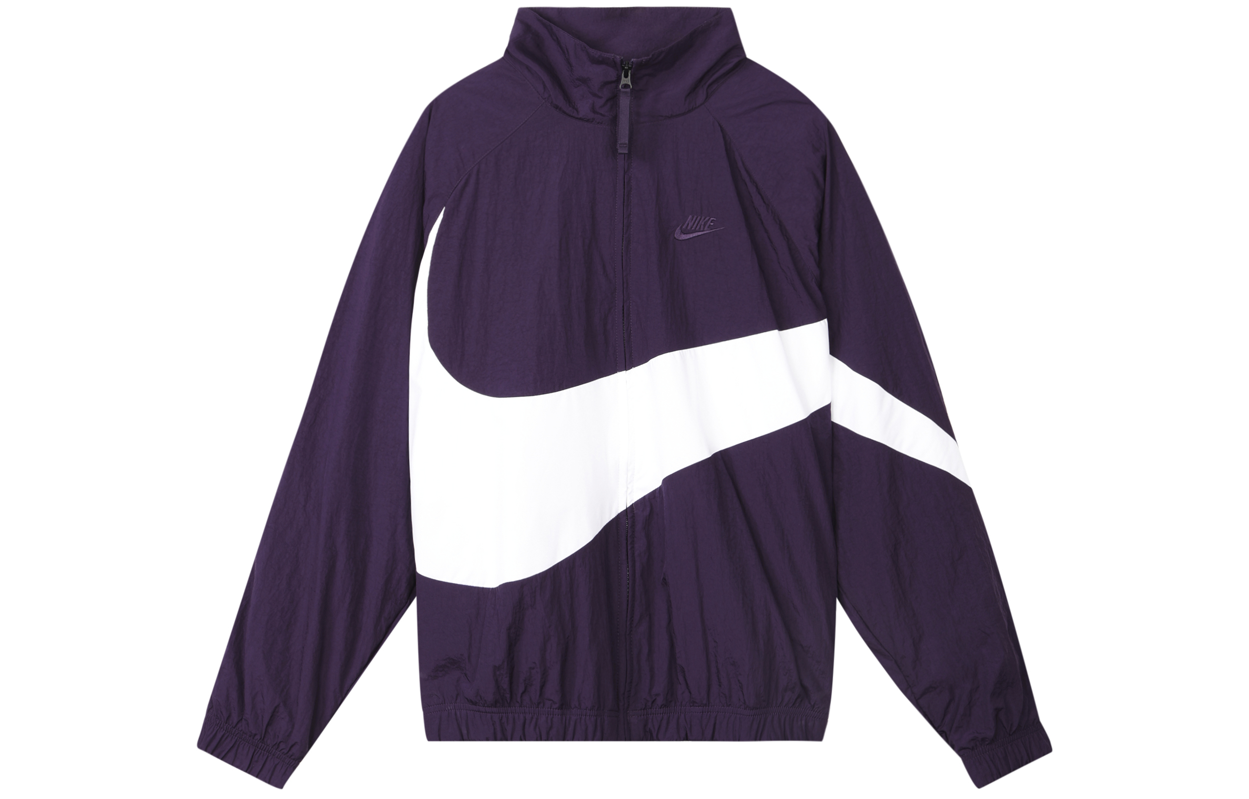 Nike Big Swoosh Sportswear Full-Zip Woven Jacket Purple Spring Edition AR3133-525