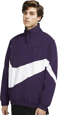 Nike Big Swoosh Sportswear Full-Zip Woven Jacket Purple Spring Edition AR3133-525 Shop Nike Big Swoosh Sportswear Full-Zip Woven Jacket Purple Spring Edition AR3133-525