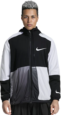 耐克黑白休闲运动连帽夹克春季版 DJ4131-010 Cheap 耐克黑白休闲运动连帽夹克春季版 DJ4131-010