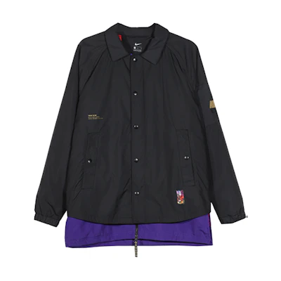 Nike Black Basketball Woven Layered Jacket CU3774-010