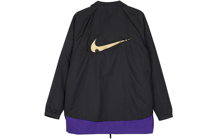 Nike Black Basketball Woven Layered Jacket CU3774-010 圖 3