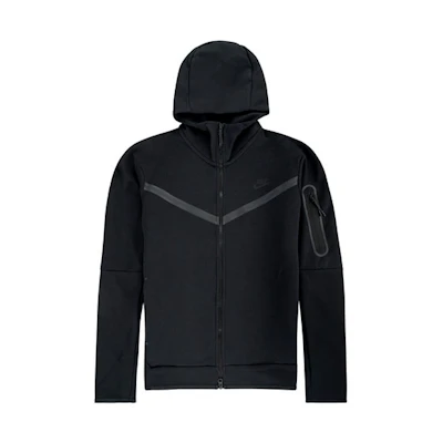 Nike Black Casual Sports Breathable Zip Hoodie Jacket CU4489-010