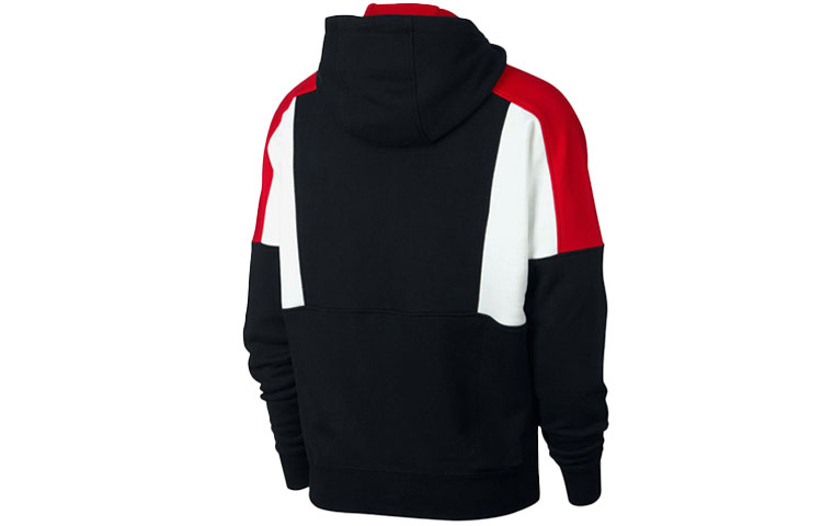 Nike Black Colorblock Hooded Casual Sport Sweatshirt Jacket AQ2066-010 圖 3