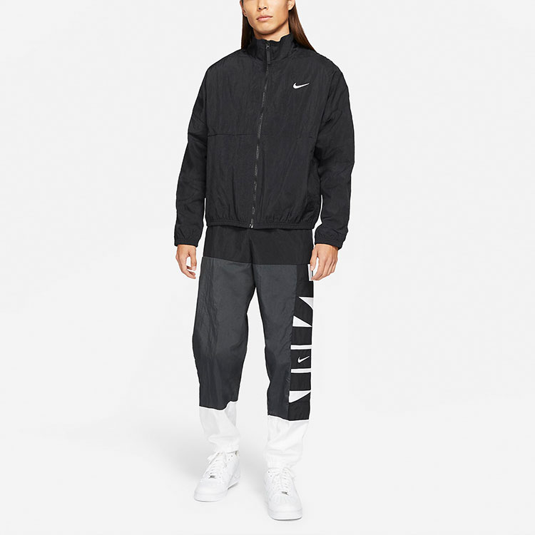 Nike Black Colorblock Logo Print Jacket CW7349-010 圖 4