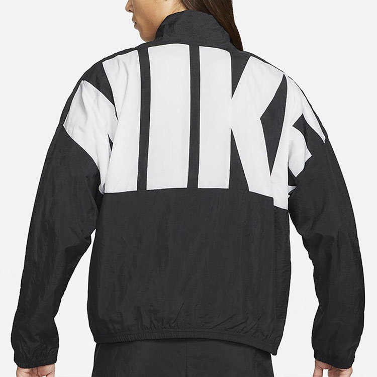 Nike Black Colorblock Logo Print Jacket CW7349-010 圖 6