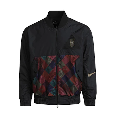 Nike Black Colorblock Printed Basketball Jacket DD6930-010