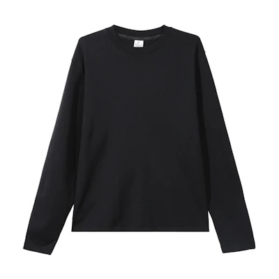 Nike Black Crewneck Pullover Sweatshirt with Embroidered Lettering DV9975-010