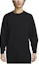 Shop Nike Black Crewneck Pullover Sweatshirt with Embroidered Lettering DV9975-010