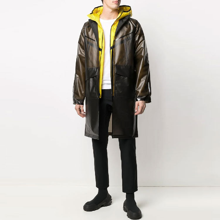 Nike Black Detachable Color-Block Hooded Down Jacket CU3770-010 圖 3