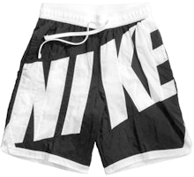 Nike Black Drawstring Shorts with Oversized Logo AT3165-010 Nike Black Drawstring Shorts with Oversized Logo AT3165-010