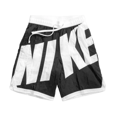 Nike Black Drawstring Shorts with Oversized Logo AT3165-010