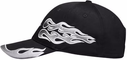 Nike Black Embroidered Flame Pattern Cotton Cap Unisex Couple Design. IH9258-010 Nike Black Embroidered Flame Pattern Cotton Cap Unisex Couple Design. IH9258-010