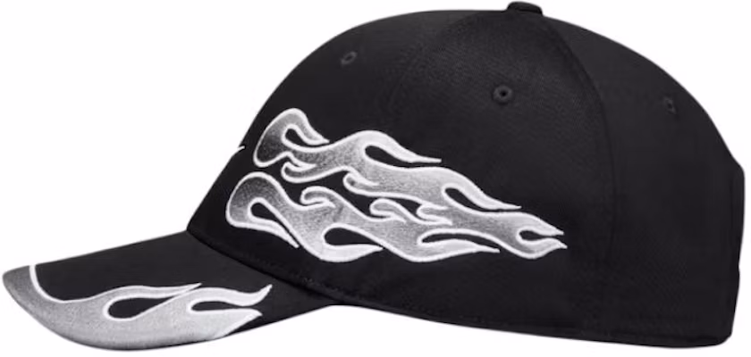 Nike Black Embroidered Flame Pattern Cotton Cap Unisex Couple Design. IH9258-010 Buy Nike Black Embroidered Flame Pattern Cotton Cap Unisex Couple Design. IH9258-010