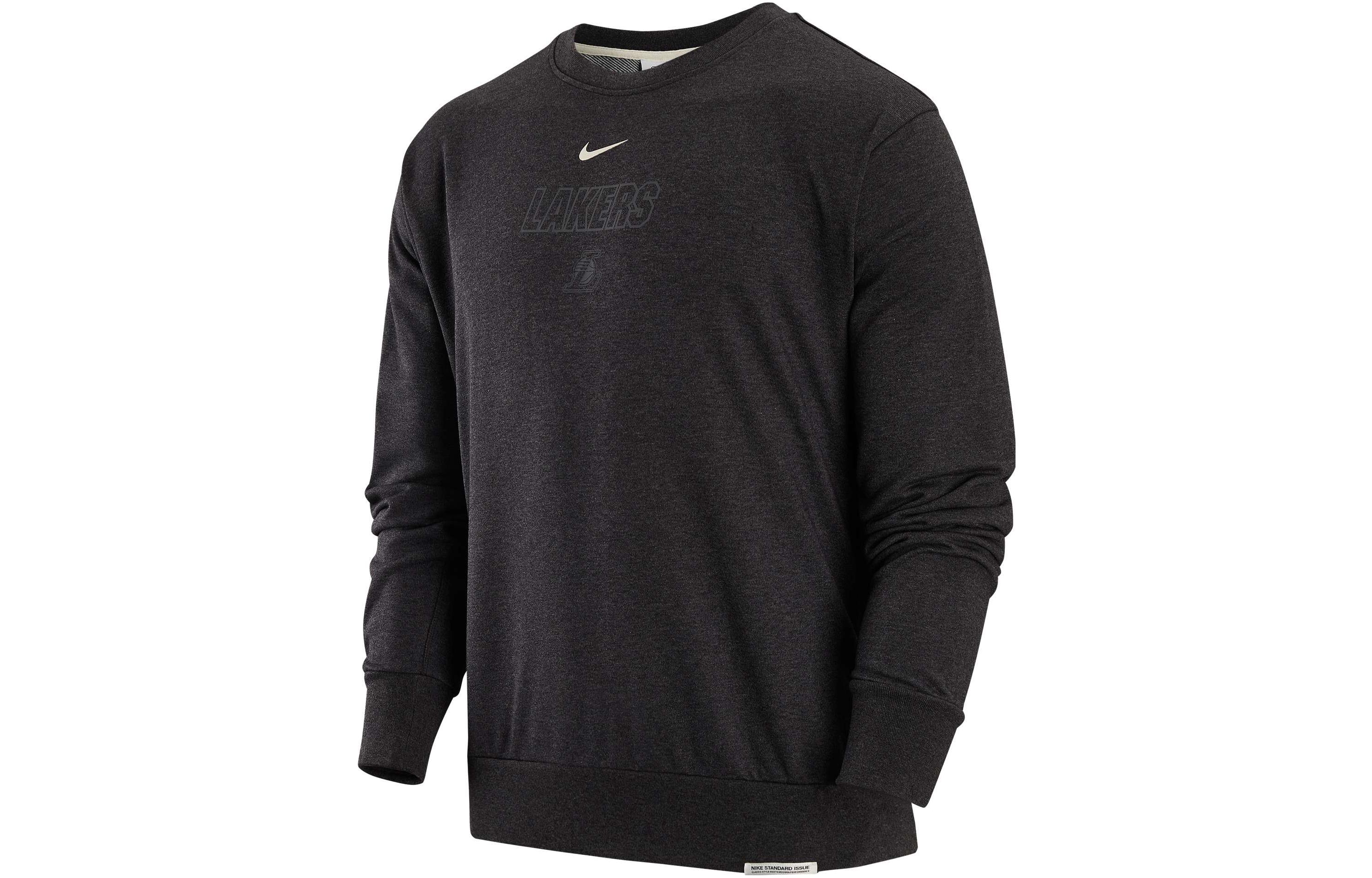 Nike Black Graphic Crewneck Long-Sleeve Sweatshirt DR2121-264