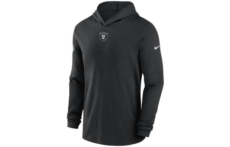Nike Black Graphic Print Long-Sleeve Hooded Sweatshirt 00MQ00A8D-PKB