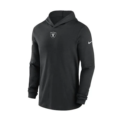 Nike Black Graphic Print Long-Sleeve Hooded Sweatshirt 00MQ00A8D-PKB