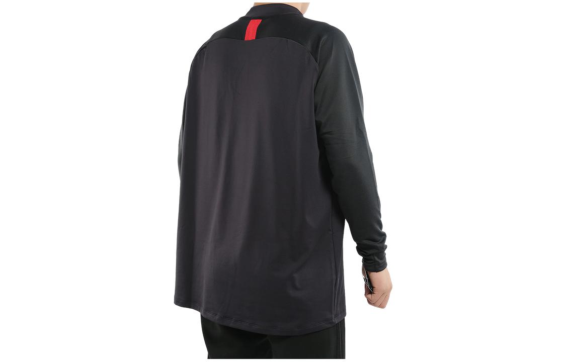 Lookbook Nike Sudadera Negra Media Cremallera con Diseño de Logotipo Impreso AO5183-081