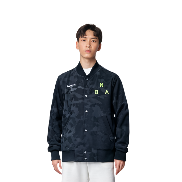 Nike Black High-Neck Button-Up Jacket - Comfortable and Stylish DR9075-010 圖 5