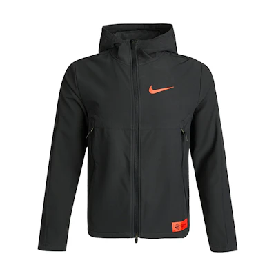 Nike Black Hooded Woven Jacket for Training DH1384-010