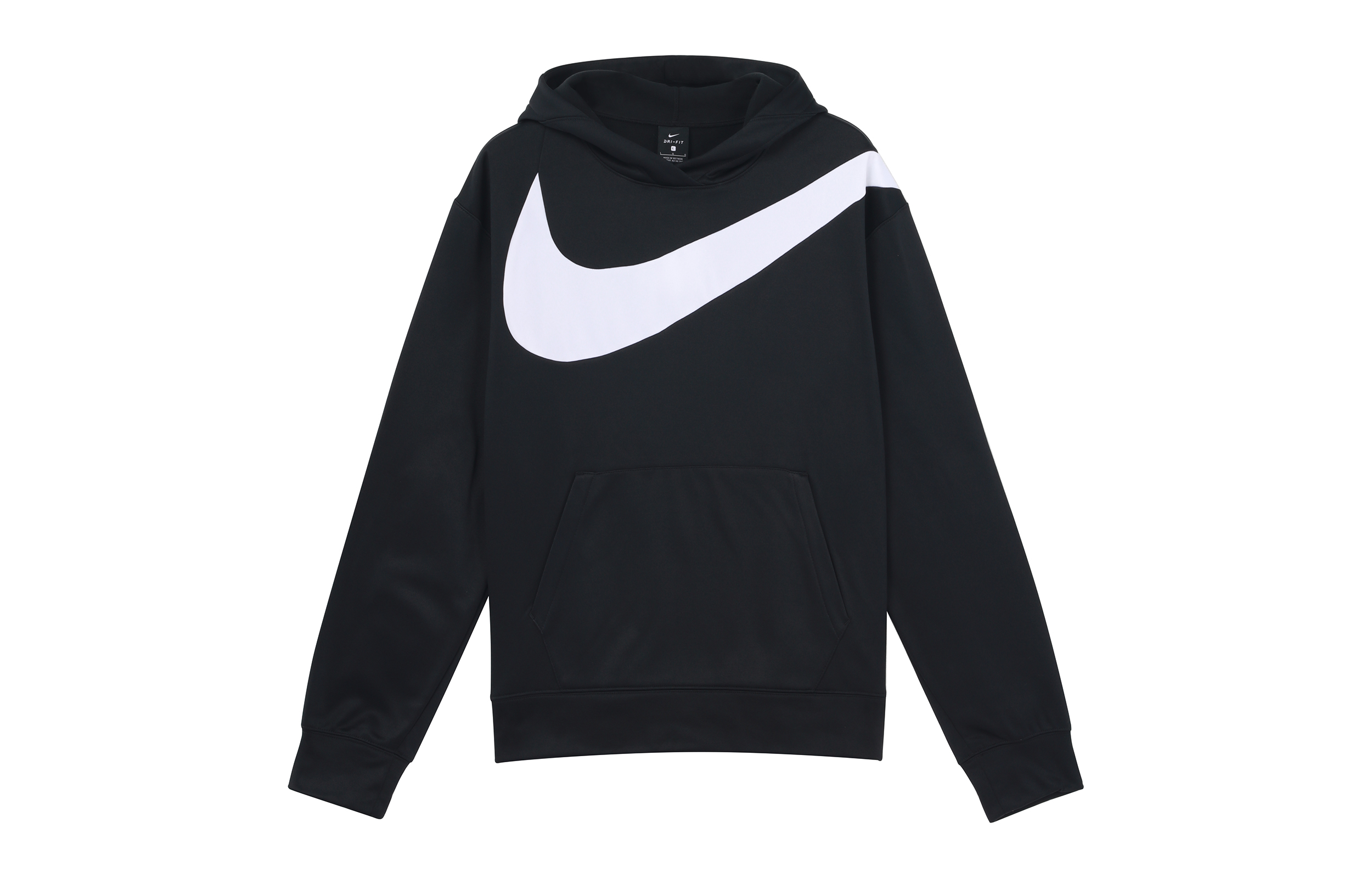 Nike Black Hoodie with Brand Logo Print DM0993-010