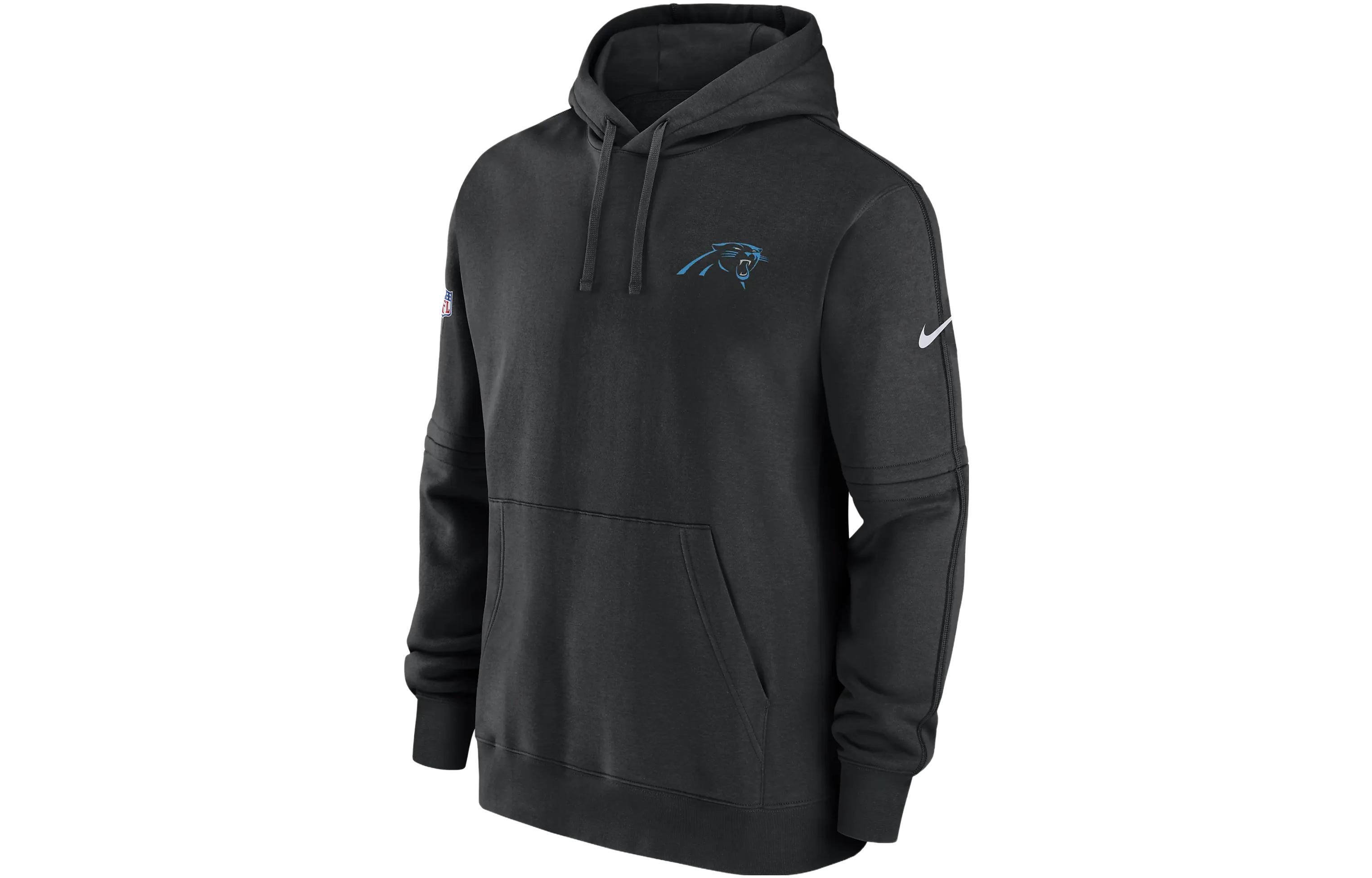Nike Black Hoodie with Letter Logo Print Long Sleeves 00MS00A9D-1UL