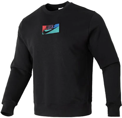 Nike Black Letter Crewneck Sweatshirt Lengan Panjang Gaya Kasual FB8436-010 Buy Nike Black Letter Crewneck Sweatshirt Lengan Panjang Gaya Kasual FB8436-010