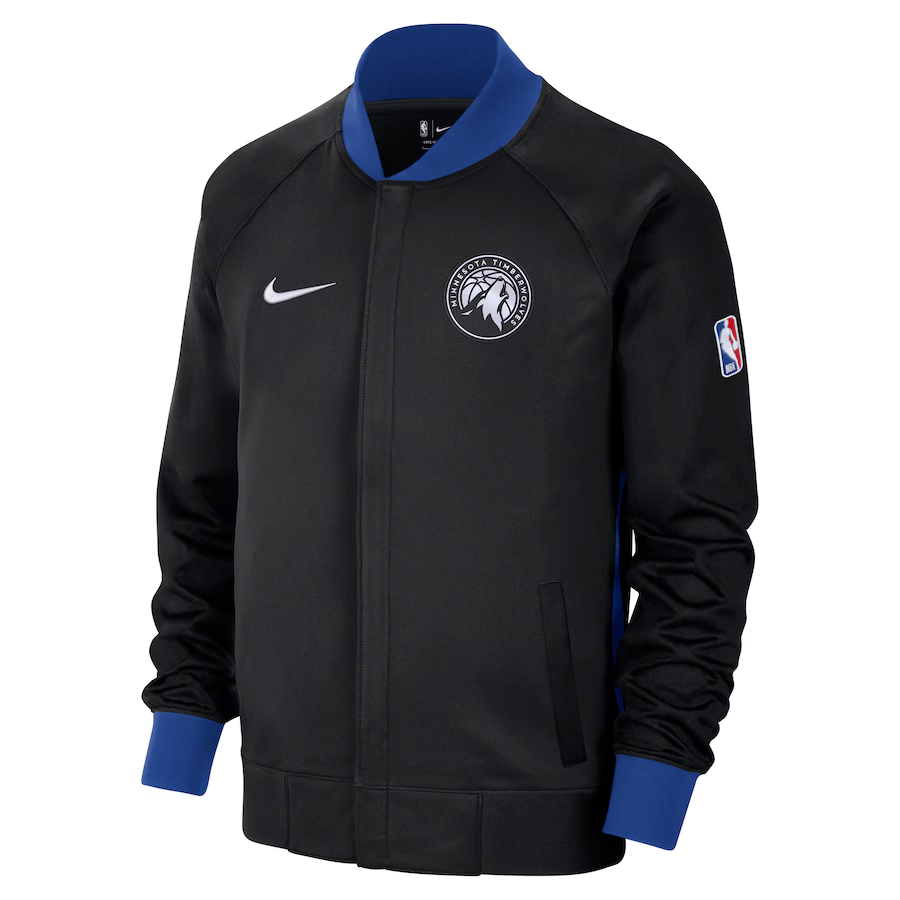 Nike Black Letter Print Outdoor Casual Sports Zip-Up Jacket DN8411-010