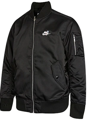 Nike 黑色輕量飛行員夾克 長袖休閒風格 DD6506-010 Lookbook Nike 黑色輕量飛行員夾克 長袖休閒風格 DD6506-010
