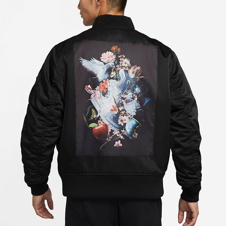 Details for Nike 黑色輕量飛行員夾克 長袖休閒風格 DD6506-010