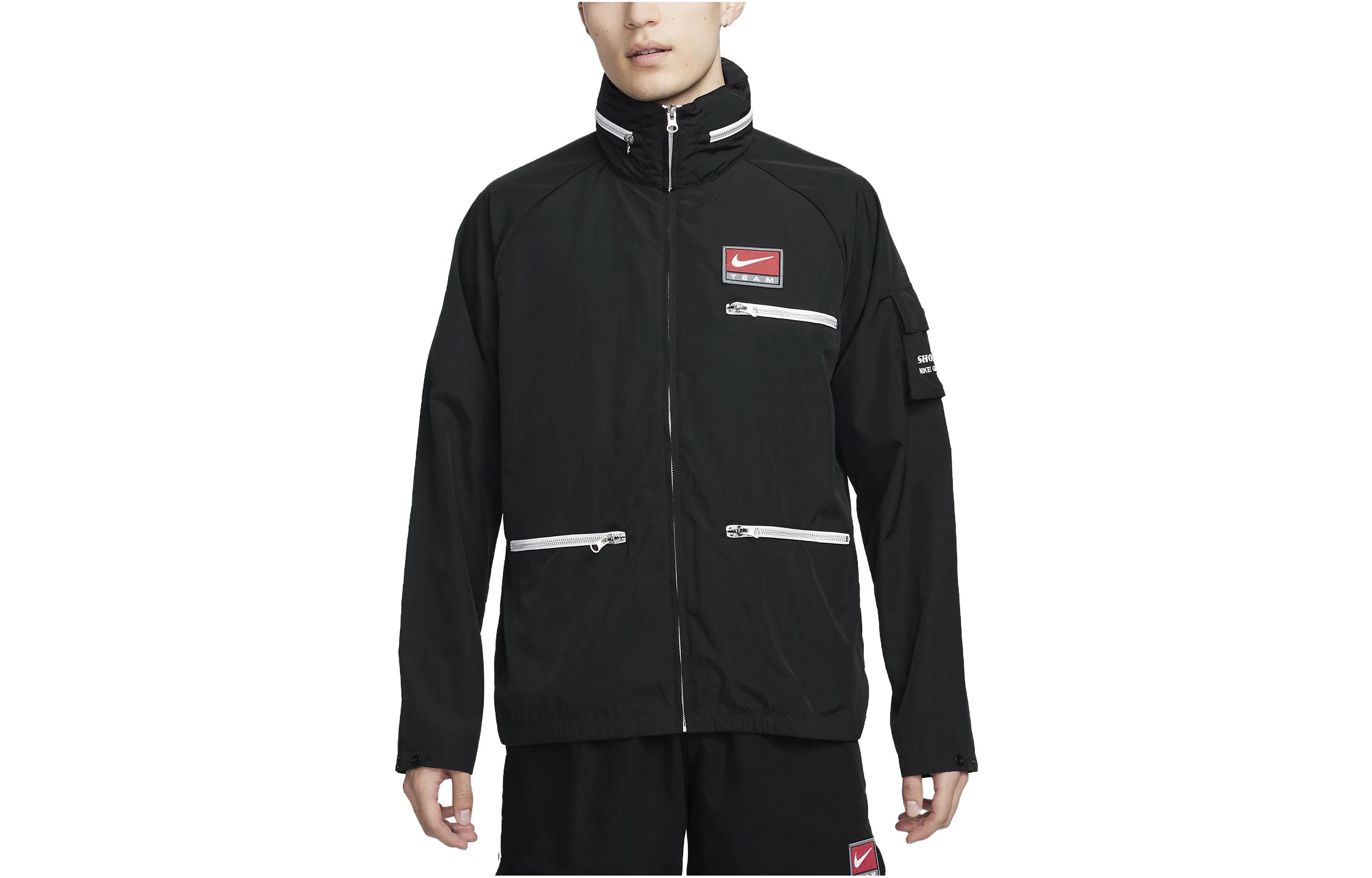 Order Nike 黑色印花高領拉鍊外套 FB7264-010