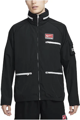 Nike 黑色印花高領拉鍊外套 FB7264-010 Order Nike 黑色印花高領拉鍊外套 FB7264-010