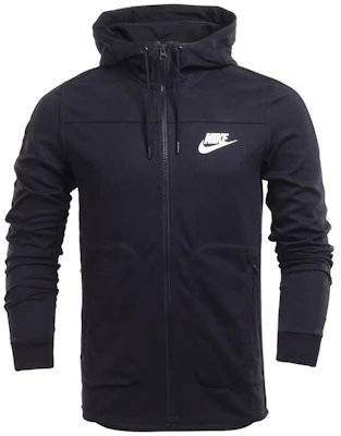Nike Black Long-Sleeve Hooded Windbreaker Knit Jacket 804853-010 Buy Nike Black Long-Sleeve Hooded Windbreaker Knit Jacket 804853-010