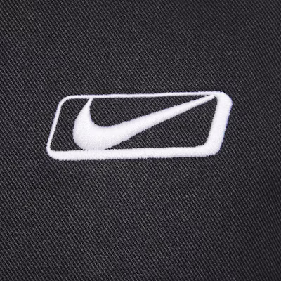 耐克黑色宽松版长袖工装夹克带标志印花 HQ2953-010 Cheap 耐克黑色宽松版长袖工装夹克带标志印花 HQ2953-010