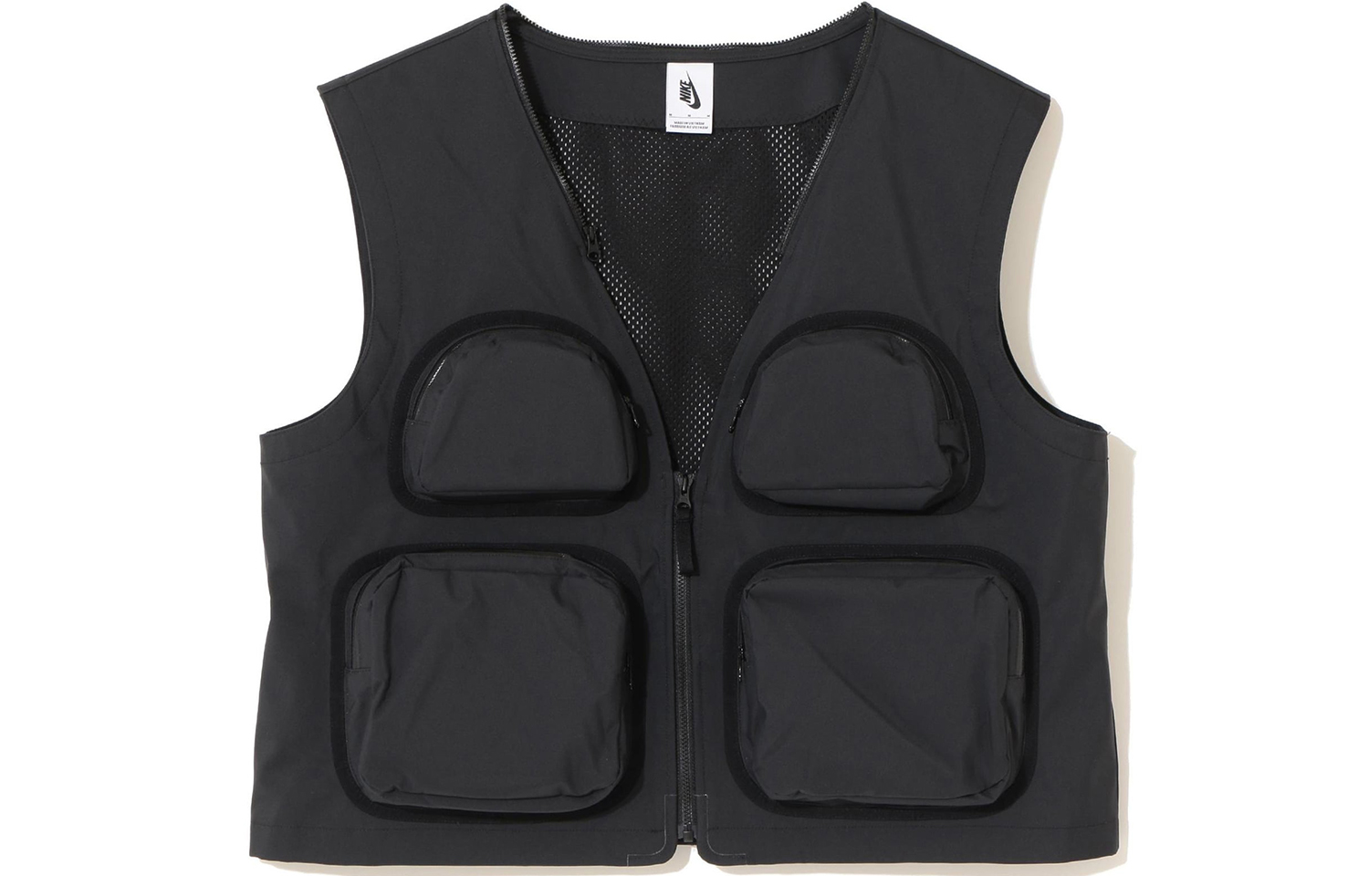 Sizing 耐克男款黑色多功能可拆卸防水战术外套 NUZ4301