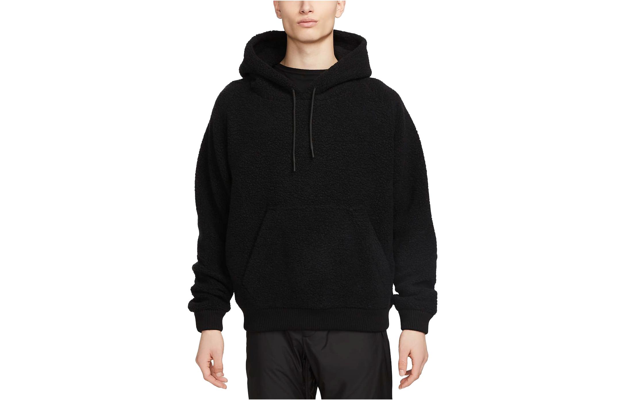 Nike Black Pullover Hoodie Solid Color DV7474-010 圖 2