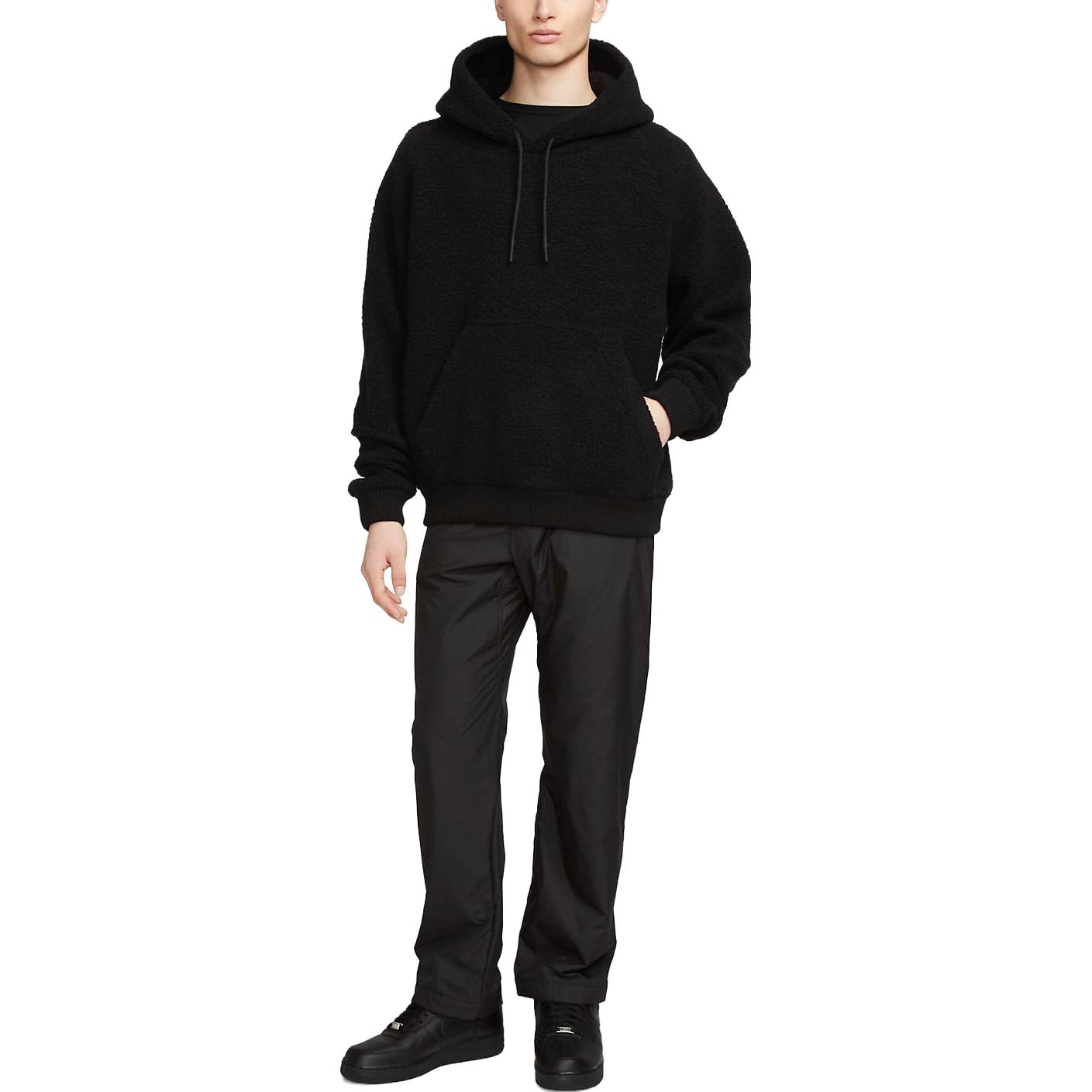 Nike Black Pullover Hoodie Solid Color DV7474-010 圖 4