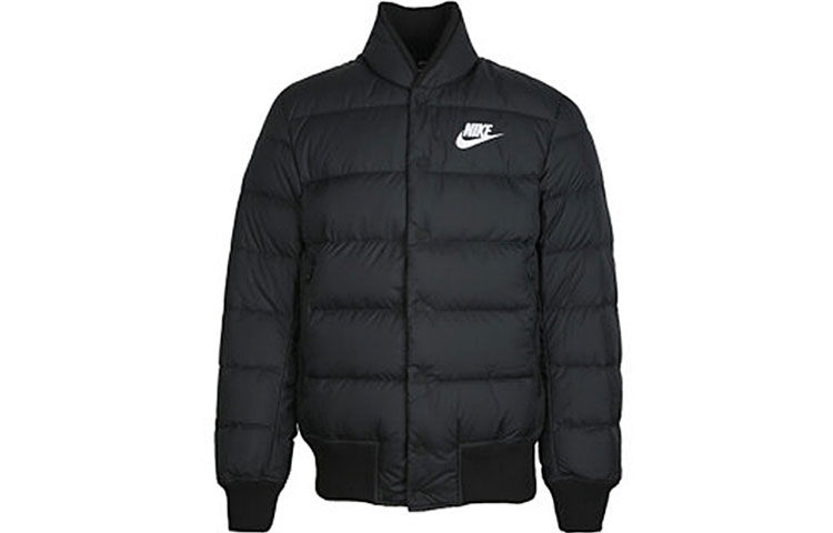 Nike Black Quilted Down Winter Jacket for Men 928820-010 圖 2