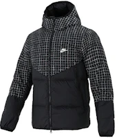 Nike Black Quilted Hooded Down Jacket Winter Sportswear DD6964-010 Nike Black Quilted Hooded Down Jacket Winter Sportswear DD6964-010