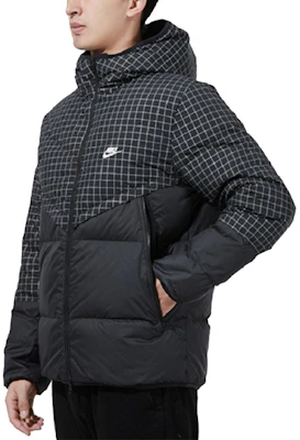 耐克黑色绗缝连帽羽绒服冬季运动装 DD6964-010 Shop 耐克黑色绗缝连帽羽绒服冬季运动装 DD6964-010