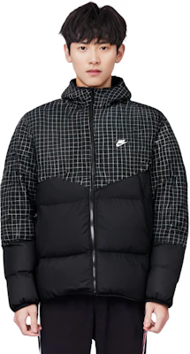 耐克黑色绗缝连帽羽绒服冬季运动装 DD6964-010 Cheap 耐克黑色绗缝连帽羽绒服冬季运动装 DD6964-010