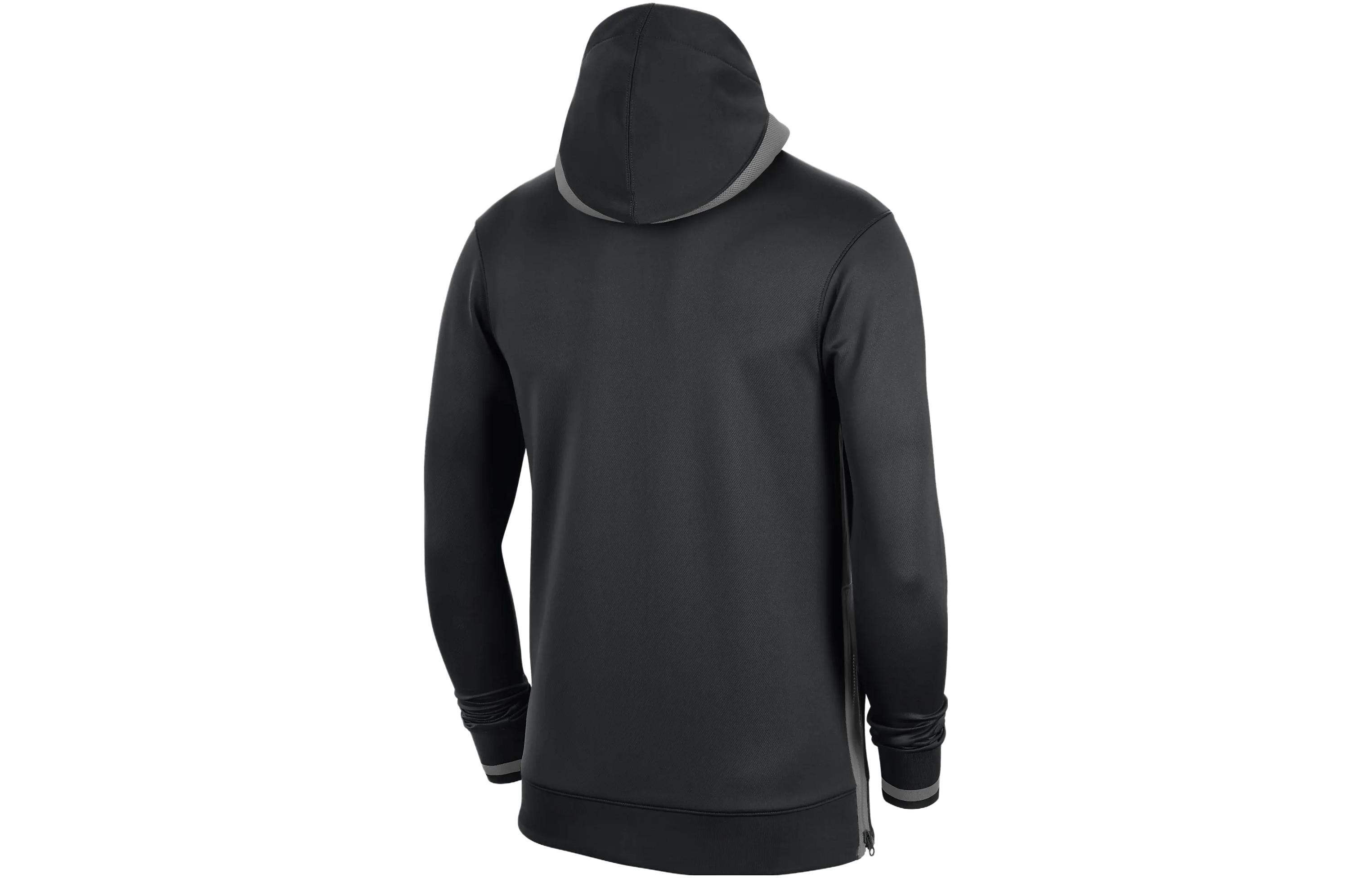 Nike Black Retro Letter Print Zip Hoodie Long Sleeve Sweatshirt DN7790-010 圖 3