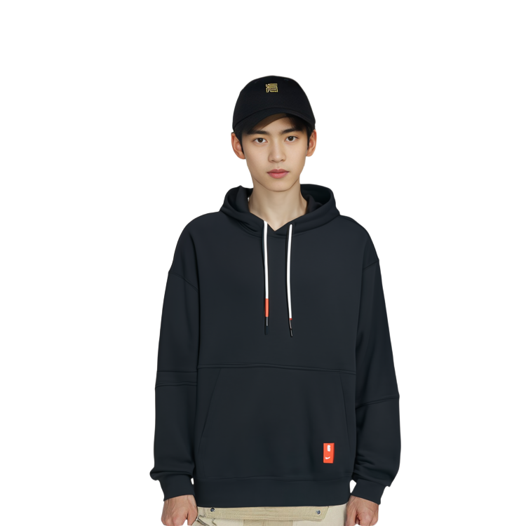 Nike Black Retro Vintage Hoodie with Pocket CK6746-010 圖 5