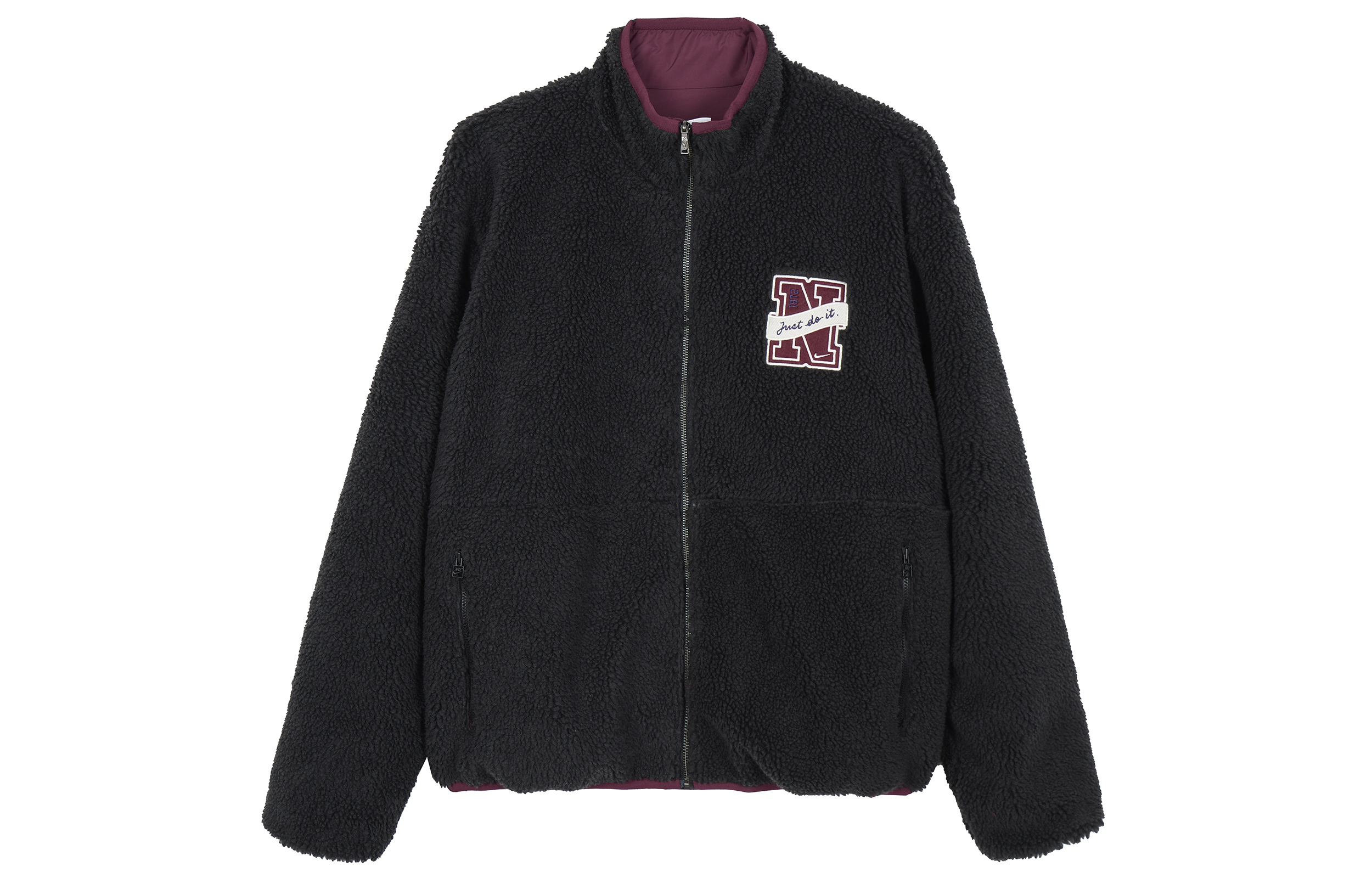 Order 耐克黑色可翻转撞色冬季运动夹克 FV8588-010