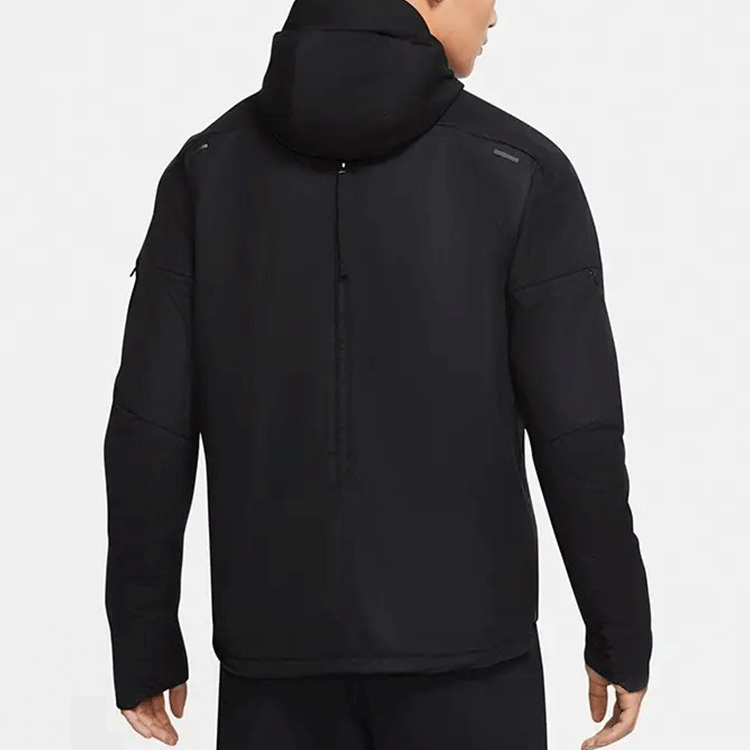 Nike Black Solid Color Breathable Running Sports Jacket CU7890-010 圖 5
