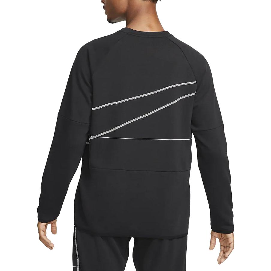 Nike Black Solid Color Crewneck Long Sleeve Casual Sweatshirt DQ6622-355 圖 4