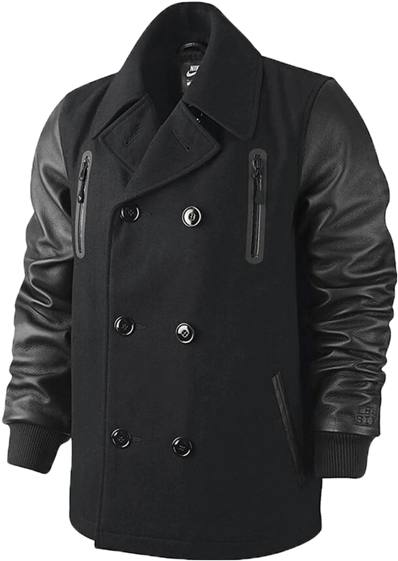 nike-black-solid-double-breasted-jacket-with-collar-507702-010