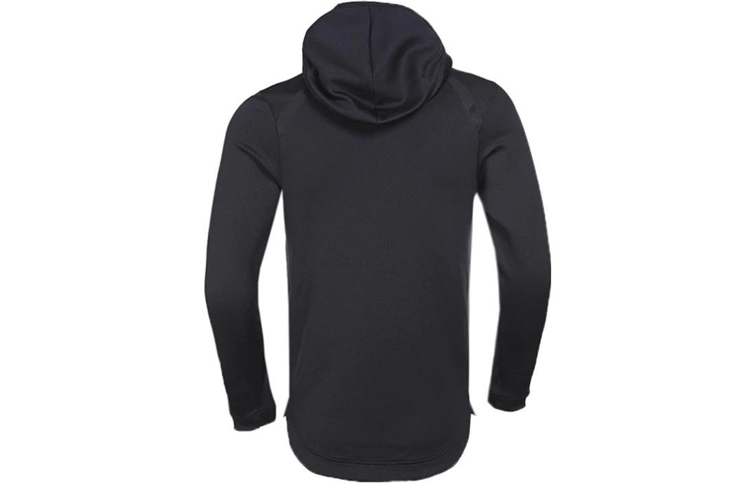 Nike Black Solid Logo Print Hooded Jacket 856439-010 圖 3