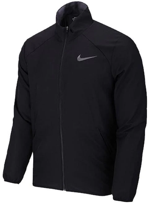 nike-black-solid-logo-stand-collar-long-sleeve-sports-jacket-aj-4460-010